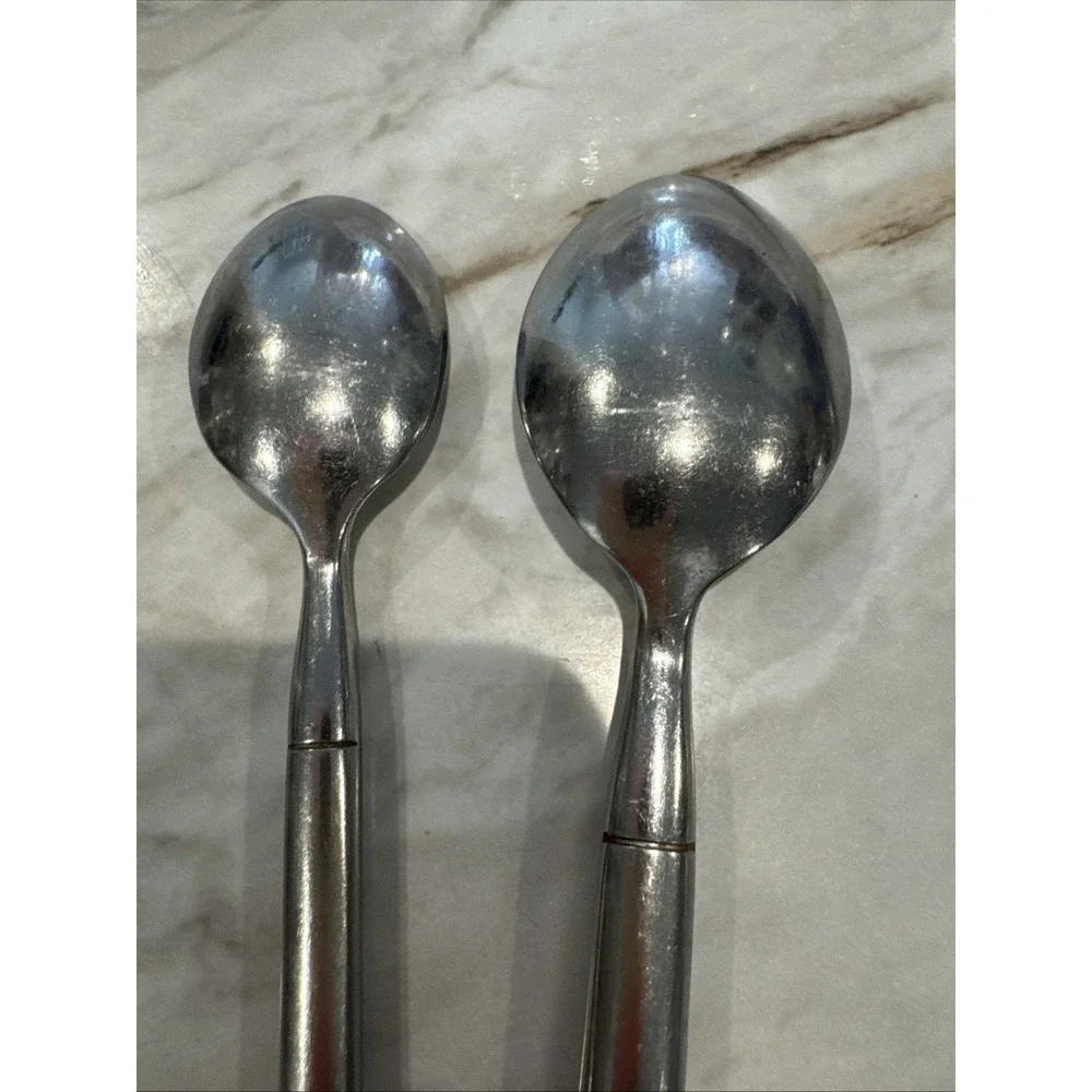 1 Teaspoon Spoon‎ 1 Tablespoon Cambridge Tripoli II Sand Stainless Glossy Dots
